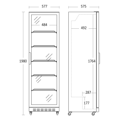 Refrigerated display cabinet SCANDOMESTIC 26310430E110000