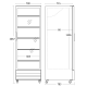 Refrigerated display cabinet SCANDOMESTIC 26310726BE10000