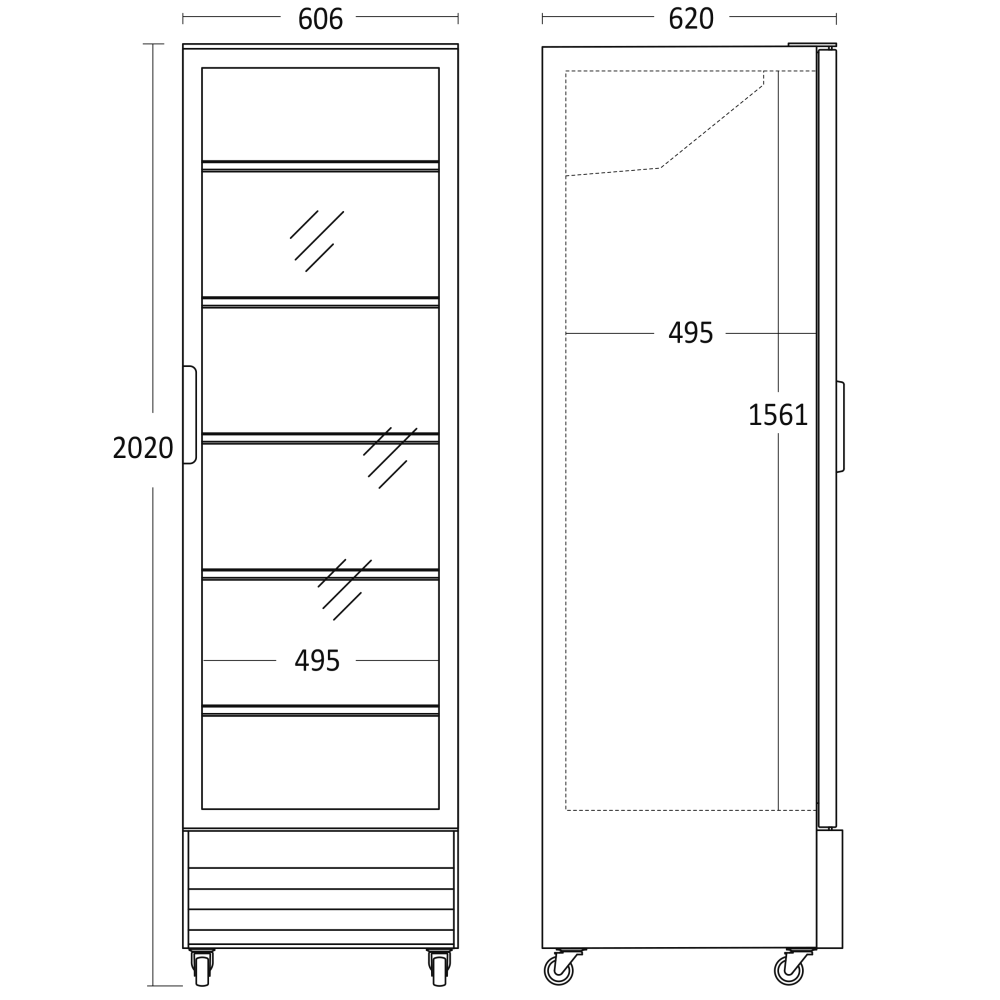 Refrigerated display cabinet SCANDOMESTIC 26310426310000