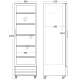 Refrigerated display cabinet SCANDOMESTIC 26310426310000