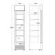 Refrigerated display cabinet SCANDOMESTIC 263111DCC159BD