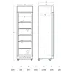 Refrigerated display cabinet SCANDOMESTIC 263111DCC360BD