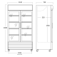 Refrigerated display cabinet SCANDOMESTIC 26311002HE310000
