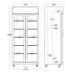 Refrigerated display cabinet SCANDOMESTIC 26310081BHE10000