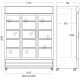 Refrigerated display cabinet SCANDOMESTIC 26311502BHE100000