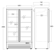 Bar refrigerator SCANDOMESTIC 25311110000DC1080BB
