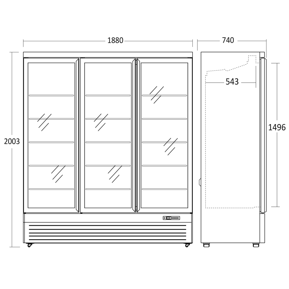 Bar refrigerator SCANDOMESTIC 25311110000DC1664BB