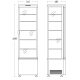Refrigerated display cabinet SCANDOMESTIC 19310287WE10000