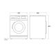 Washing machine Scandomestic HOME 33151610000TDH28WE