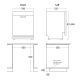 Dishwasher SCANDOMESTIC 33102310000DWI1442WC