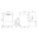 Professional dishwasher KASTEL SK60EPRSSD