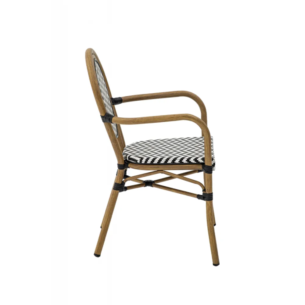 Outdoor chair BHS-HoReCa KOP/RICCARDO.ARM.TX.2963/HH/STM