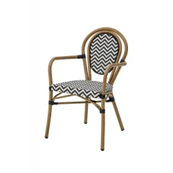 Outdoor chair BHS-HoReCa KOP/RICCARDO.ARM.TX.2963/HH/STM