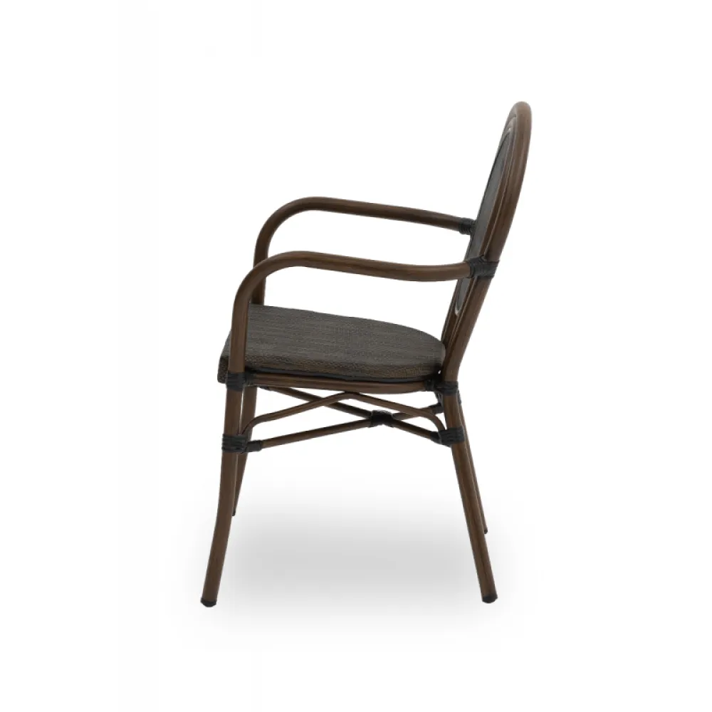Outdoor chair BHS-HoReCa KOP/RICCARDO.ARM.TX.7001/HH/STM