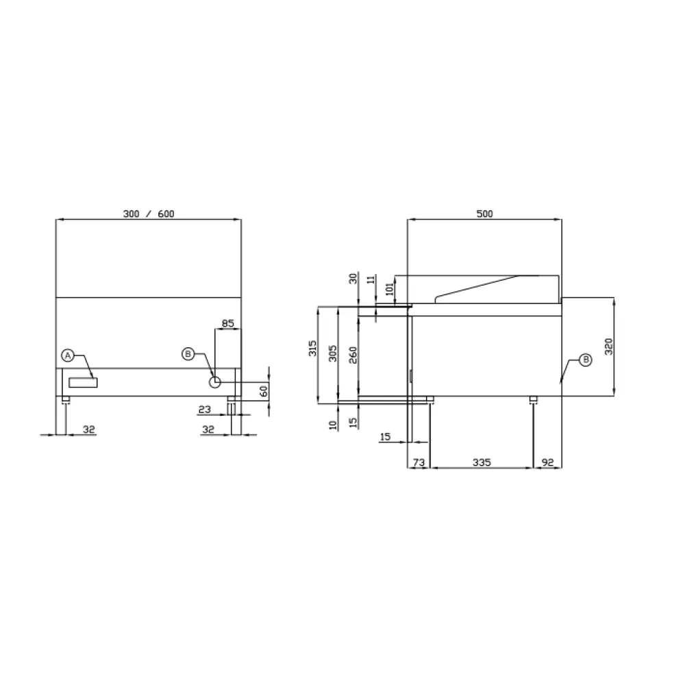 Electric griddle for ships LOTUS 05063013