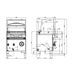 Electric deep fryer LOTUS 08130831X