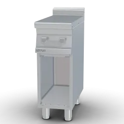 Worktop with stainless steel base and drawer LOTUS 08010300