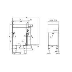 Gas stove with oven LOTUS 06680850