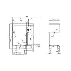 Gas stove with oven LOTUS 06680851