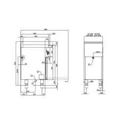 Gas stove with oven LOTUS 06780851