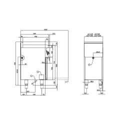 Gas stove with oven LOTUS 06690662