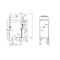Gas stove with oven LOTUS 06690860