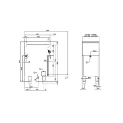 Gas stove with oven LOTUS 06690862
