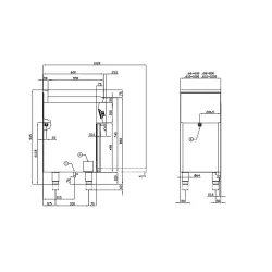 Gas stove with oven LOTUS 06690863
