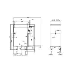 Gas stove with oven LOTUS 06691062