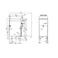 Gas stove with oven LOTUS 06790861