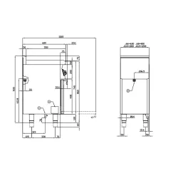Gas stove with oven LOTUS 06790863