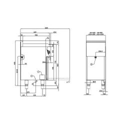 Gas stove with oven LOTUS 06790862