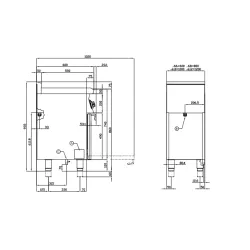 Gas stove with oven LOTUS 06791262