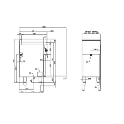 Gas stove with oven LOTUS 06791263