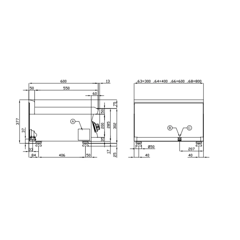 Gas griddle LOTUS 16230851