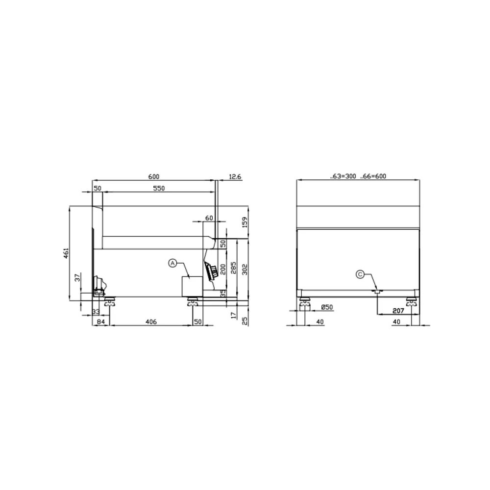 Gas fryer LOTUS 16260350