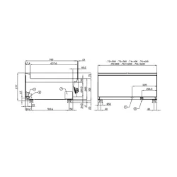 Electric griddle for ships LOTUS 1806123CX