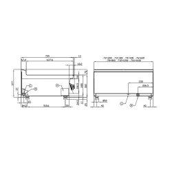 Gas griddle LOTUS 18231253