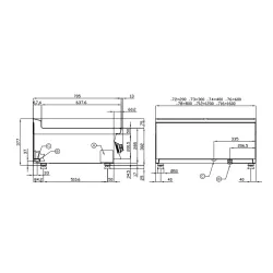 Gas griddle LOTUS 18230652