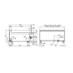 Gas griddle LOTUS 1823125C