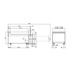 Neutral worktop LOTUS 18010800X