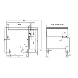 Electric cooker with oven LOTUS 0980083A