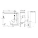 Electric hob with stand or neutral cabinet LOTUS 09030430