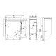 Electric hob with stand or neutral cabinet LOTUS 09030830