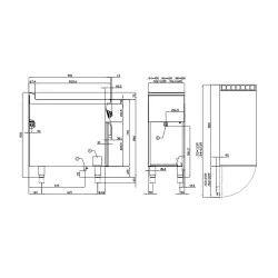 Electric hob with stand or neutral cabinet LOTUS 09030832