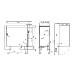 Induction cooker for ships LOTUS 09030434X
