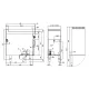 Hot bain-marie with neutral cabinet LOTUS 09050410