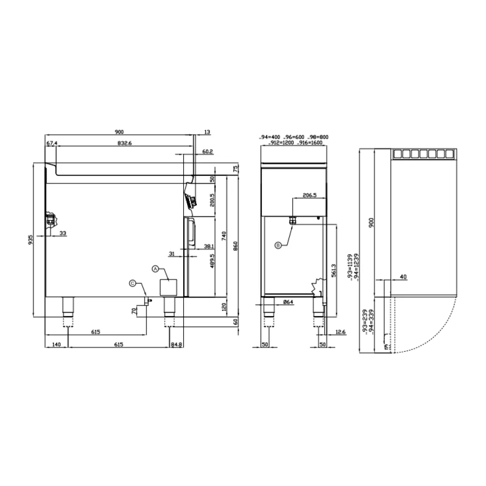Gas griddle LOTUS 09230451