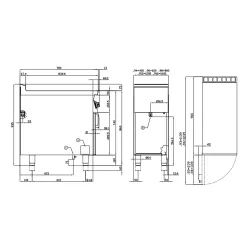 Gas griddle LOTUS 0923125C