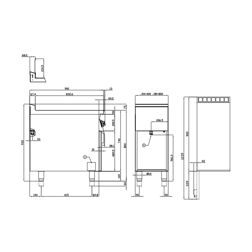 Electric fryer LOTUS 09090432X